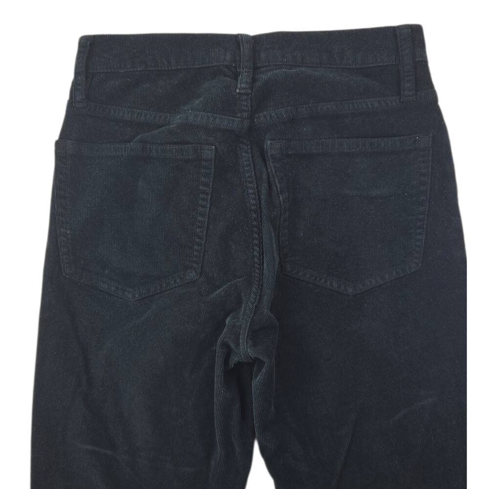 J.Crew | Black 9" Vintage Straight Corduroy Pants | Size 26T (Tall) - Picture 5 of 5